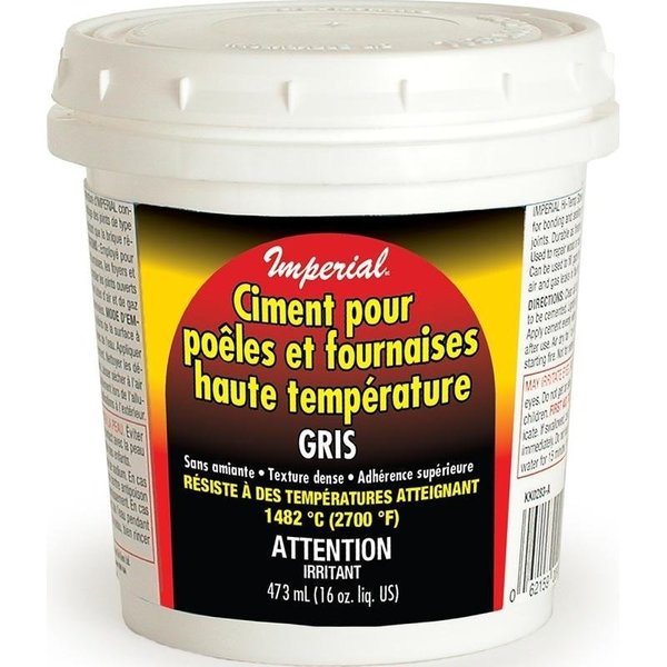 Imperial Stove and Furnace Cement, 16 oz Tub KK0283-A
